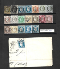 Lot timbres oblitérés d'occasion  Crémieu