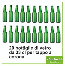 Bottiglie vetro verde usato  Lecce