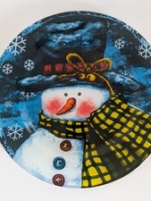 Glass snowman cake for sale  Water Valley
