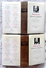 Shakespeare œuvres complètes d'occasion Shakespeare œuvres complètes d'occasion  Franconville