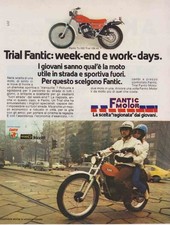 Advertising pubblicità fantic usato  Venegono Superiore