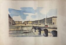 Edmondo maneglia litografia usato  Torino