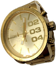 Usado, Relógio masculino Diesel Dz-426B cronógrafo tom dourado aço inoxidável - Nova bateria comprar usado  Enviando para Brazil