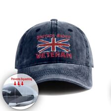 Usado, Boné de beisebol vintage veterano do exército britânico unissex chapéu jeans ajustável pai comprar usado  Enviando para Brazil