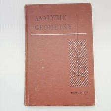 Analytic Geometry Vintage Text Book Third Edition Wilson & Tracey 1949 Hardcover comprar usado  Enviando para Brazil
