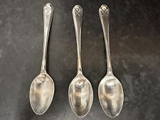 Hallmarked silver spoons for sale  WAKEFIELD