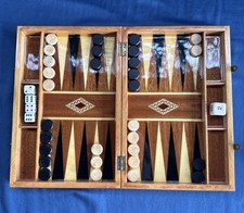 Wooden backgammon set for sale  Richmond