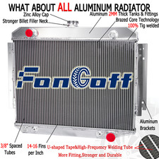 4row aluminum radiator for sale  Fontana