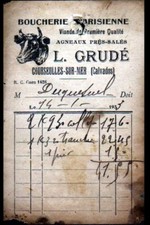 Courseulles parisian butcher d'occasion  Expédié en Belgium