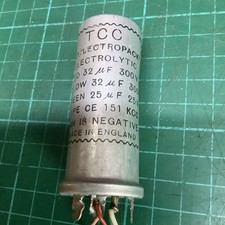 Tcc 25uf vintage for sale  TOWCESTER