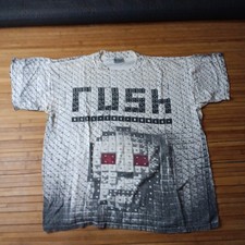 Camiseta Vintage 1991 Brockum RUSH Roll The Bones AOP Ponto Único GG comprar usado  Enviando para Brazil