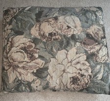 Almofada de sofá floral 20” verde bege ferrugem década de 1990 (2 estão disponíveis) comprar usado  Enviando para Brazil