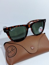 Óculos de sol Ray-Ban RB2140 902 Tortois clássico lente verde polarizada Wayfarer , usado comprar usado Óculos de sol Ray-Ban RB2140 902 Tortois clássico lente verde polarizada Wayfarer , usado comprar usado  Enviando para Brazil