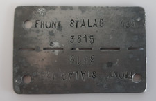 Plaque identité stalag d'occasion  Pontchâteau