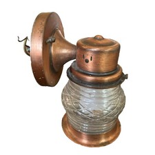 Vtg copper light for sale  Coleman