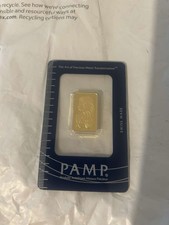Pamp 10g 24ct for sale  LONDON