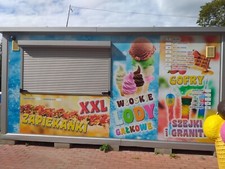 foodtraki Lodziarnia EXT wyposażona .Gotowa do pracy na sprzedaż  PL