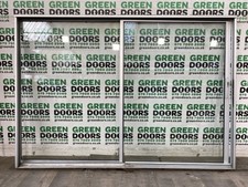 Silver aluminium sliding for sale  LUTON