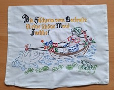 Gesticktes sofakissen spruch gebraucht kaufen  Bindlach