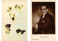 Cpa luciano albertini. usato  Spedire a Italy