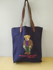 Bolsa tote Polo Ralph Lauren urso polo algodão lona frete grátis FTP/3118 comprar usado  Enviando para Brazil