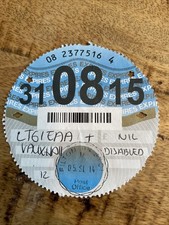 Rare tax disc for sale  ANDOVER