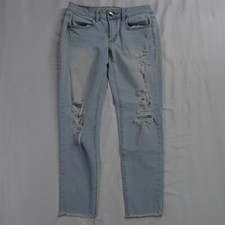 Jeans jeans stretch American Eagle 2 longo crop cru lavagem leve He comprar usado  Enviando para Brazil
