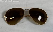 Óculos de sol Ray-Ban 135 3N marrom dourado clássico aviador polarizado masculino, usado comprar usado  Enviando para Brazil