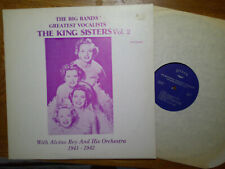 JOYCE LP RECORD/KING SISTERS/ALVINO REY/BIG BAND GREATEST VOCALISTS VOL 2/ EX+ comprar usado  Enviando para Brazil