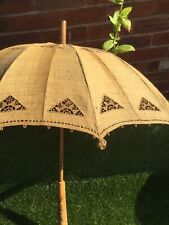 Hessian oriental parasol for sale  LEICESTER