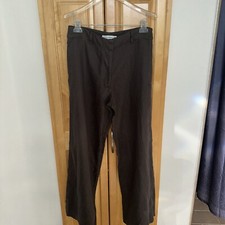 Usado, Calça Faithful The Brand- Linho Carvão Perna Larga Tamanho 8 EUA NOVA SEM ETIQUETAS comprar usado  Enviando para Brazil