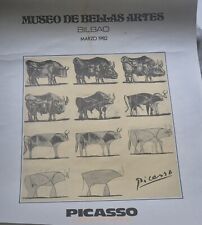 Picasso exhibition poster for sale  BURY ST. EDMUNDS