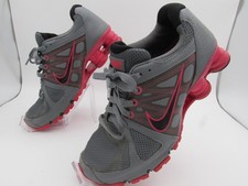 Tênis de corrida Nike Shox Agent feminino tamanho 8 cinza rosa 438683-006, usado comprar usado  Enviando para Brazil