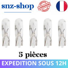 5 x T5 W3W W1.2W Halogène Blanc 6000k  12V 0,3W Tableau De Bord Voiture comprar usado  Enviando para Brazil