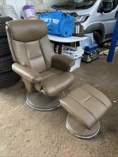 Faux leather reclining for sale  TODMORDEN