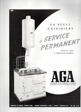 Publicite cuisiniere aga d'occasion  Baignes-Sainte-Radegonde