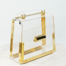Elegant clear lucite for sale  West Winfield