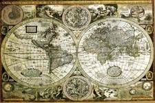 Mapa do mundo 1626, usado comprar usado Mapa do mundo 1626, usado comprar usado  Enviando para Brazil