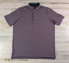 Camisa polo masculina listrada grande abóbora cume lobo desempenho stretch Greyson comprar usado  Enviando para Brazil