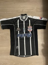 Kit de camisa de futebol Topper CORINTHIANS Home 2000 Team masculina grande Brasil #10 RARO comprar usado  Enviando para Brazil