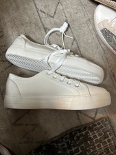 Tênis Shoe Dazzle Feminino Tamanho 11 Lona Branca comprar usado  Enviando para Brazil