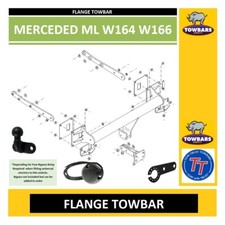 Flange towbar mercedes for sale  WARRINGTON