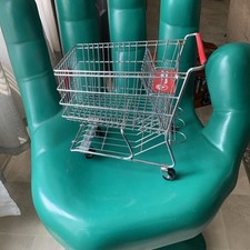 Mini carrinho de compras Dreamkeeper, logotipo vermelho SHOPRITE e assento RoNetco 12"x8"x12". comprar usado  Enviando para Brazil