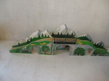 Wooden train mountainside for sale  Plainfield