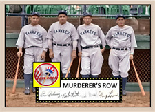 MURDERERS ROW LOU GEHRIG BABE RUTH TONY LAZZERI BOB MEUSEL 52### 30% de desconto acima de 12, usado comprar usado  Enviando para Brazil