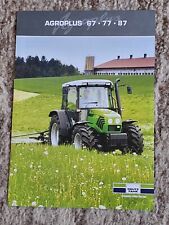 Deutz agroplus prospekt gebraucht kaufen  Schmalfeld