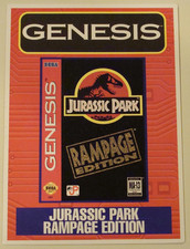 RARO 1994 Sega Genesis ~Jurassic Park Rampage Edition Cartão de Exibição Vidpro~..ESTADO PERFEITO comprar usado RARO 1994 Sega Genesis ~Jurassic Park Rampage Edition Cartão de Exibição Vidpro~..ESTADO PERFEITO comprar usado  Enviando para Brazil
