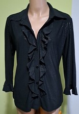 Festliche bluse schwarz gebraucht kaufen  Deutschland