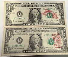 Dollar bill red for sale  Bellevue