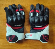 Luvas masculinas de motocicleta Alpinestars SP-5 pretas tamanho grande comprar usado  Enviando para Brazil